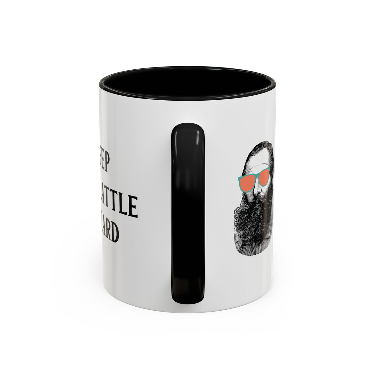 Keep Seattle Beard Ceramic Coffee Mug