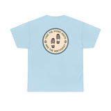 Light blue hiking tee with 