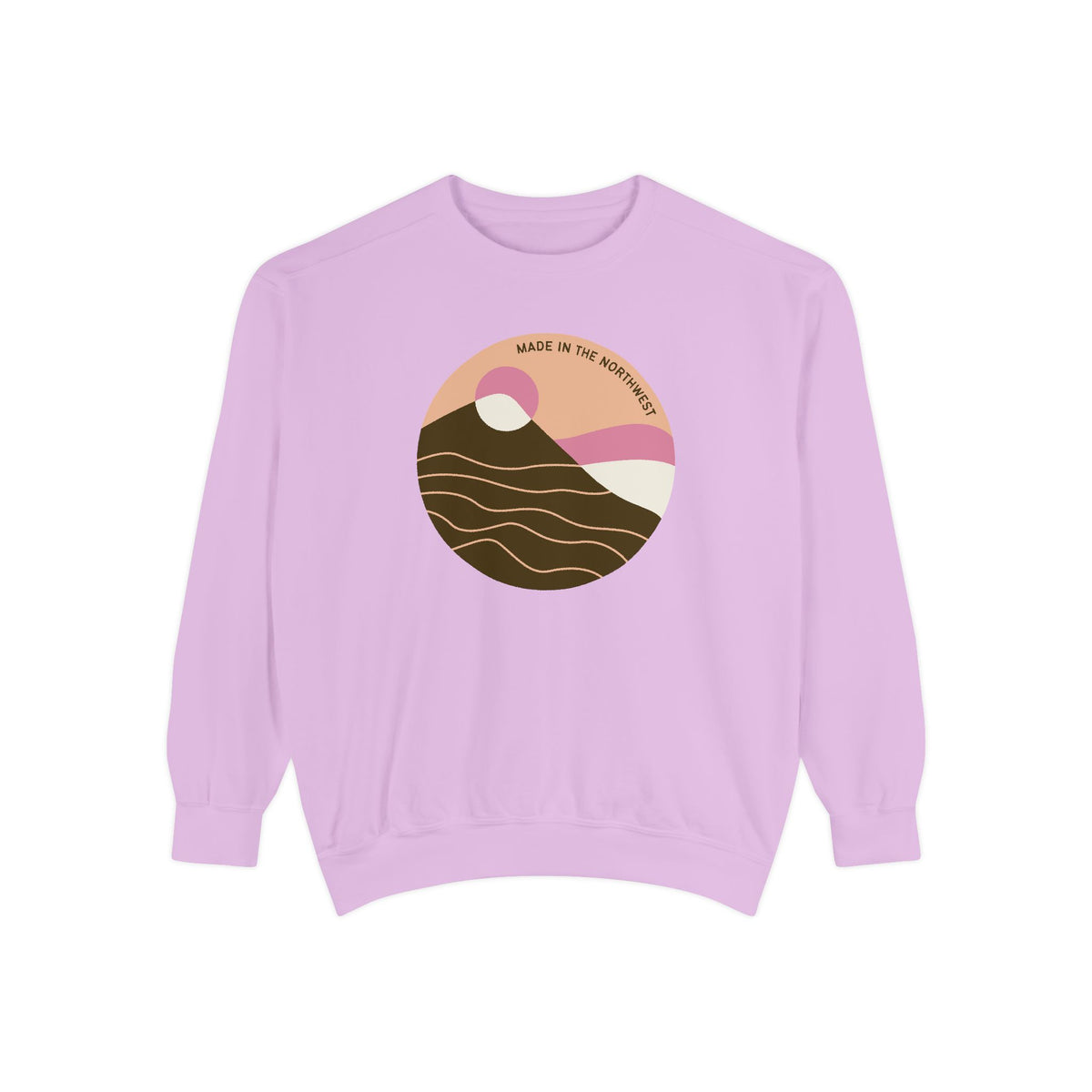 Pacific Peaks Modern Circle Sweatshirt