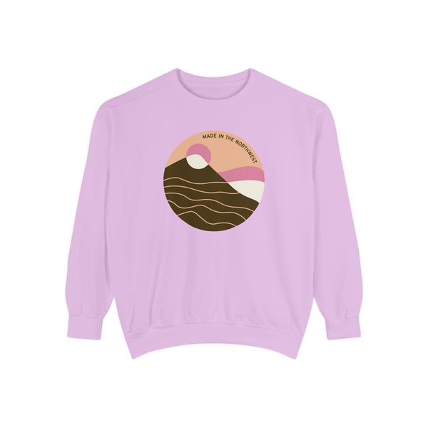 Pacific Peaks Modern Circle Sweatshirt
