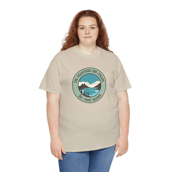 The Mountains are Calling So I Must Bounce Athletic Tee