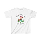 Kids' tee with colorful gnome and 