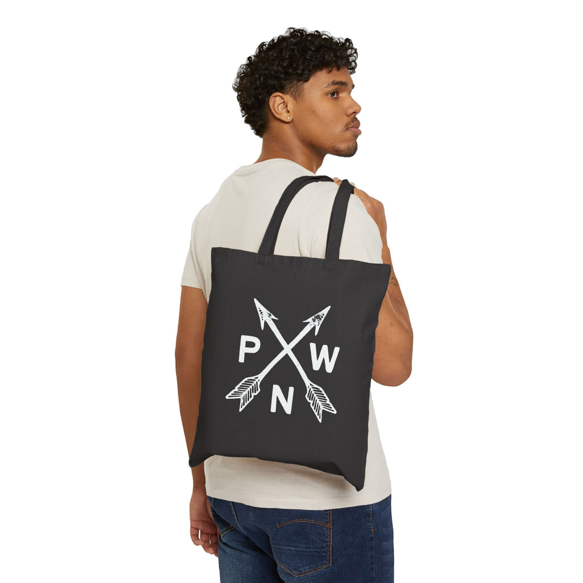 PNW Arrow Crossroads Cotton Canvas Tote Bag