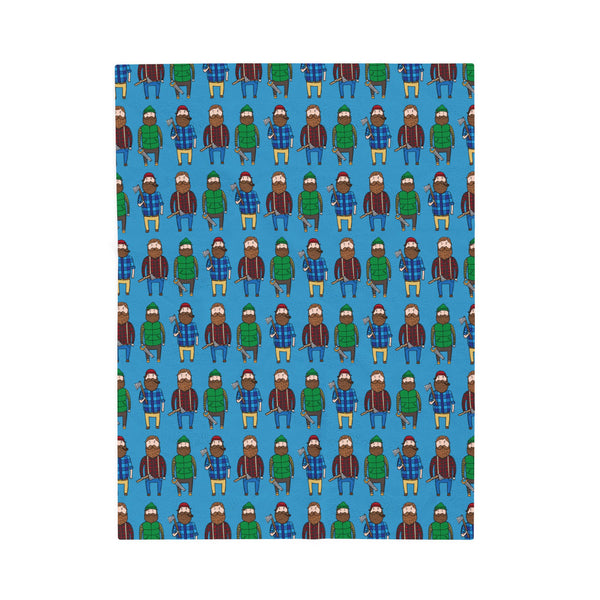 Lumberjacks Have Axe Appeal Lightweight Cozy Blanket