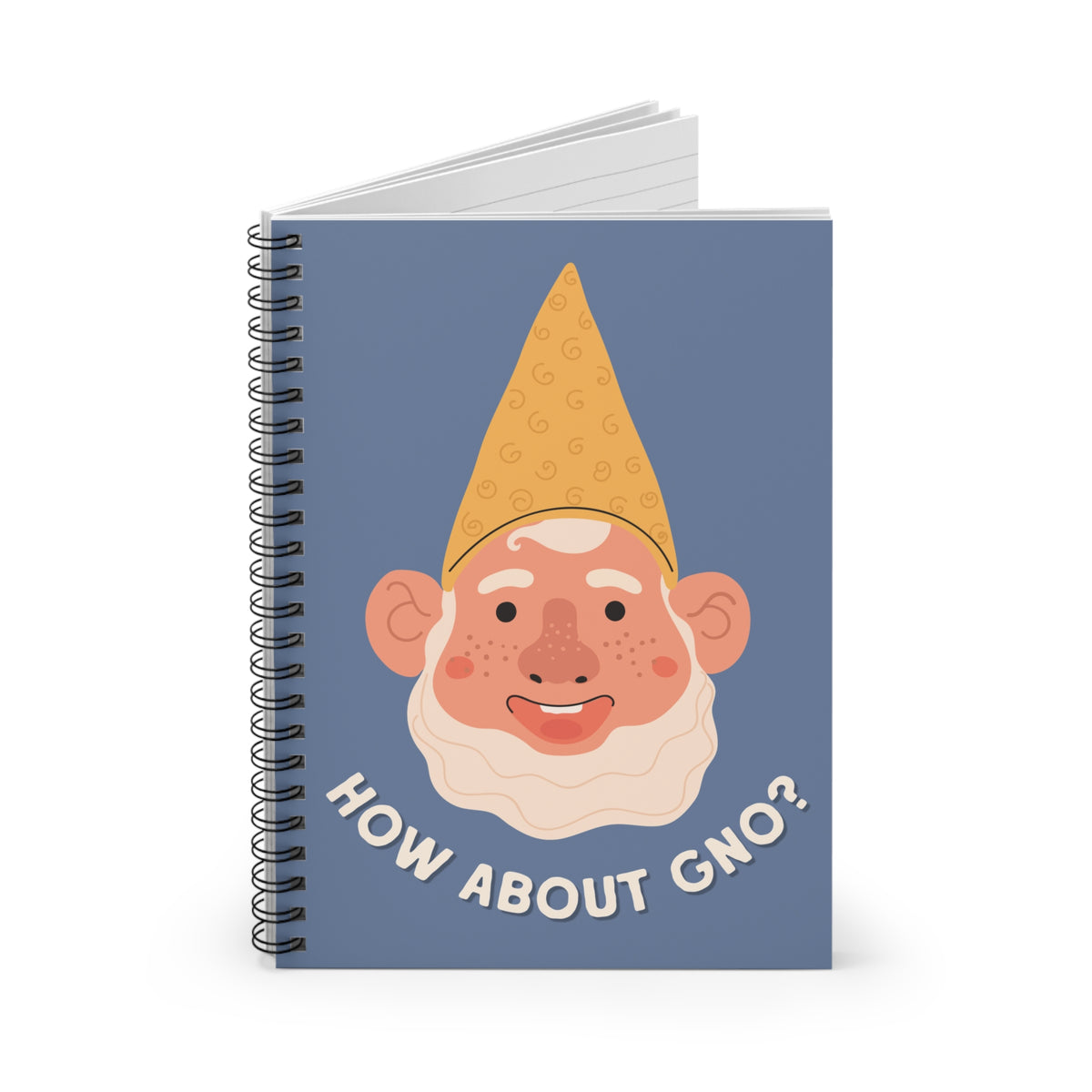 How About Gno Silly Gnome Spiral Notebook