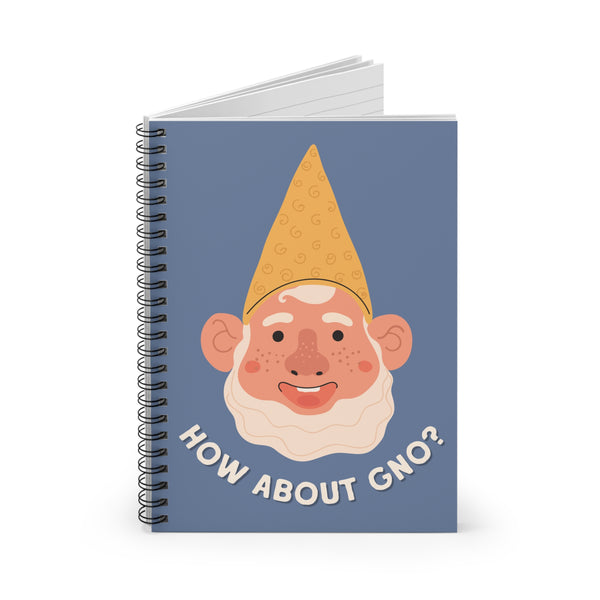 How About Gno Silly Gnome Spiral Notebook
