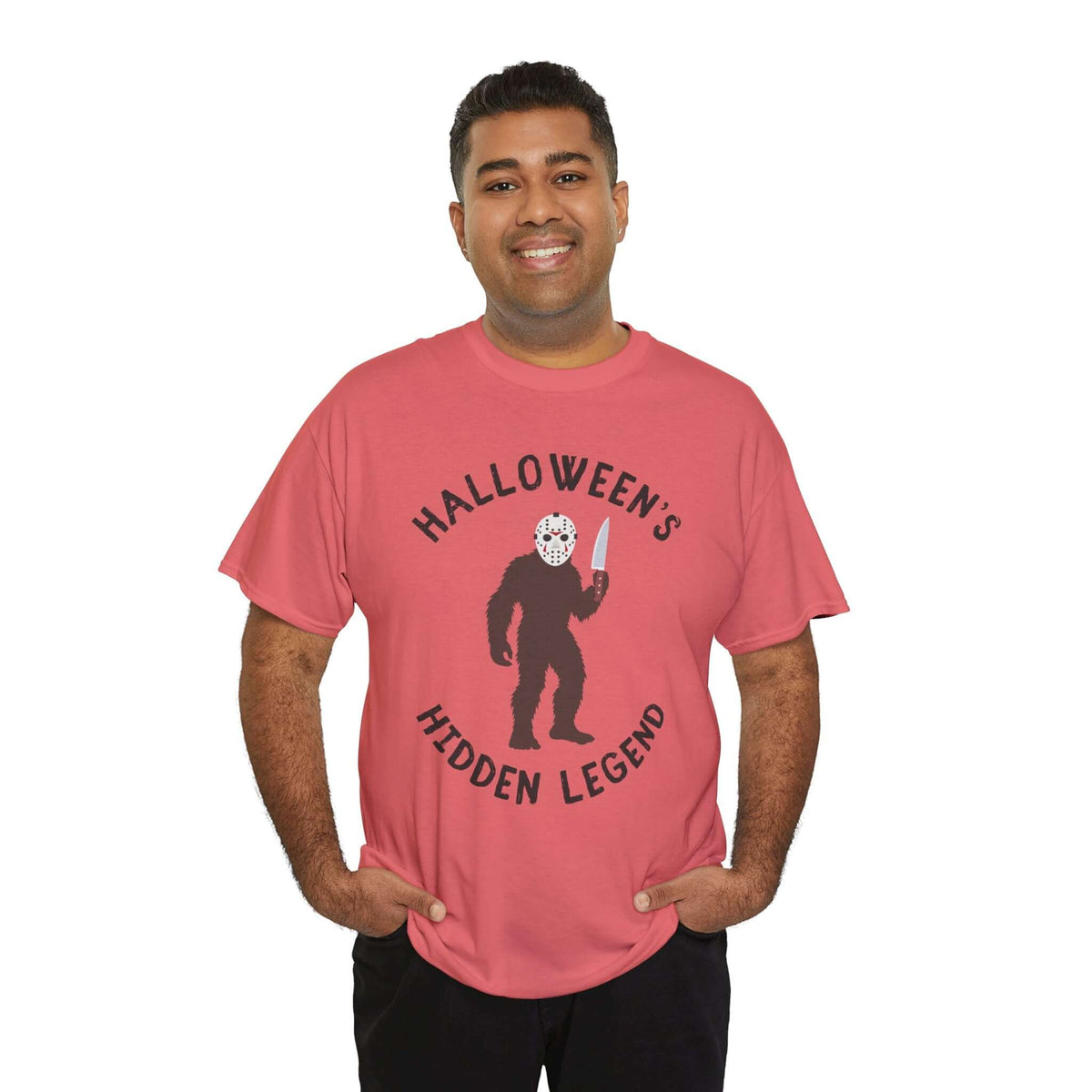 Halloween's Hidden Legend Bigfoot Athletic T-Shirt