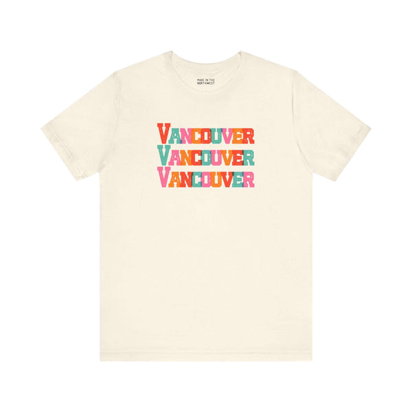 Bold and Bright Vancouver Trio Premium Soft Tee