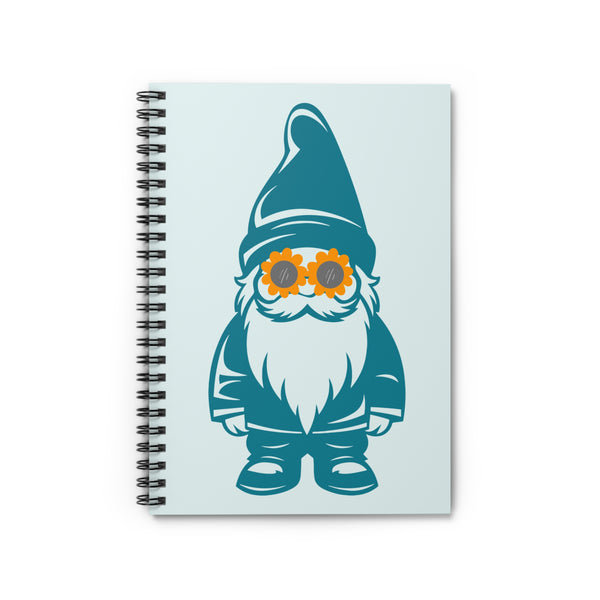 Gnome Shines Bright in Daisy Sunnies Spiral Notebook