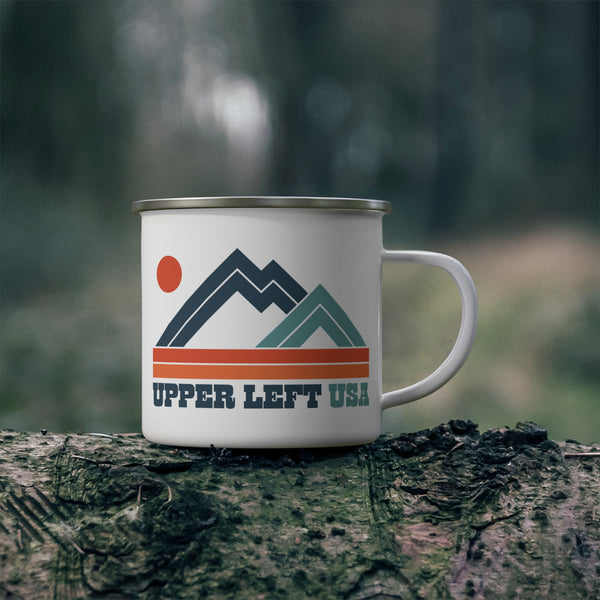 Upper Left USA Adventure Camping Mug