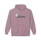 Dead Serious About Pickleball Hoodie featuring a skull-decorated paddle and fun pickleball graphic.