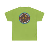 Green hiking tee with 