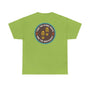 Green hiking tee with "Take the Scenic Route - Hike the Northwest" logo, perfect for outdoor enthusiasts exploring nature.