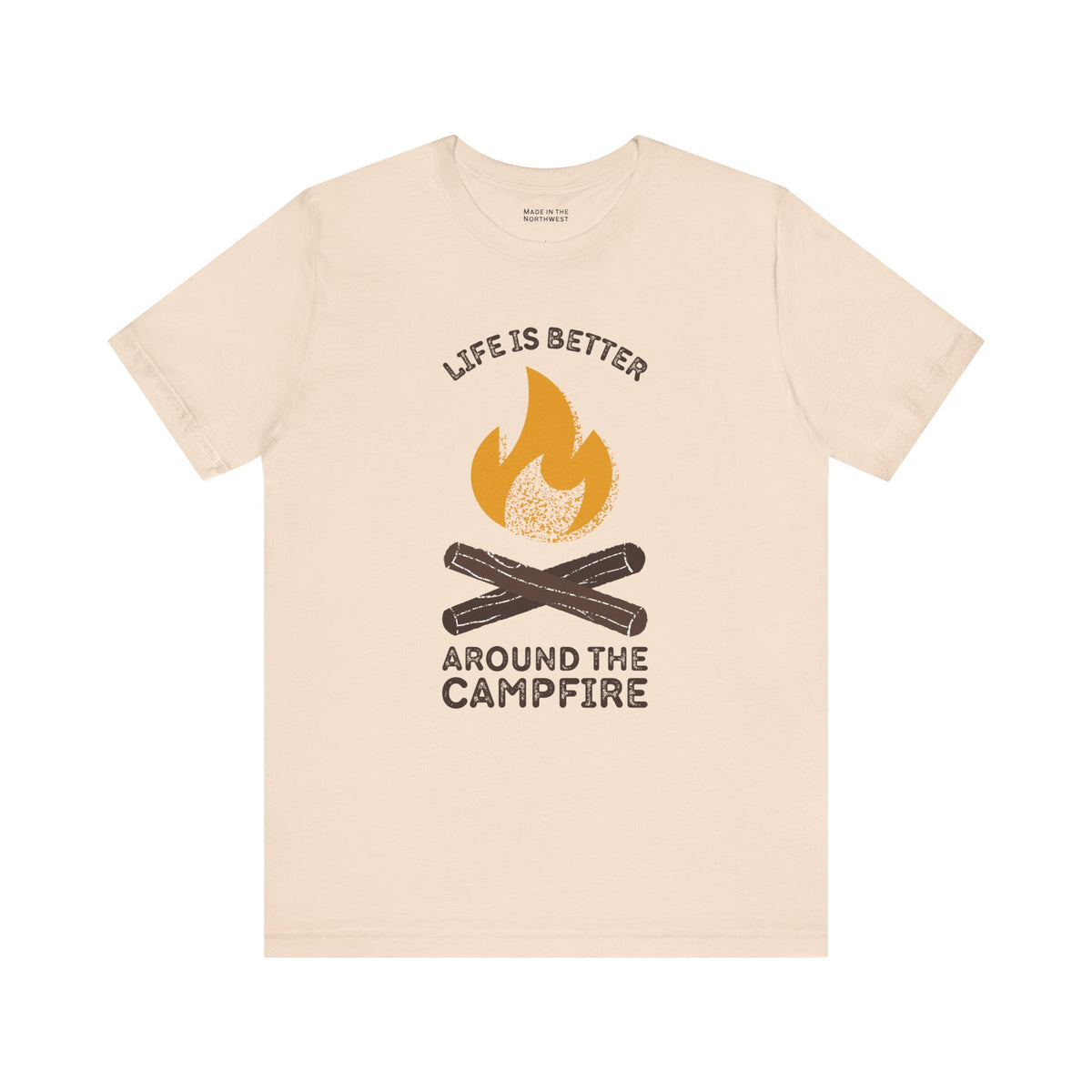 Cozy Campfire Chronicles Premium Soft Tee