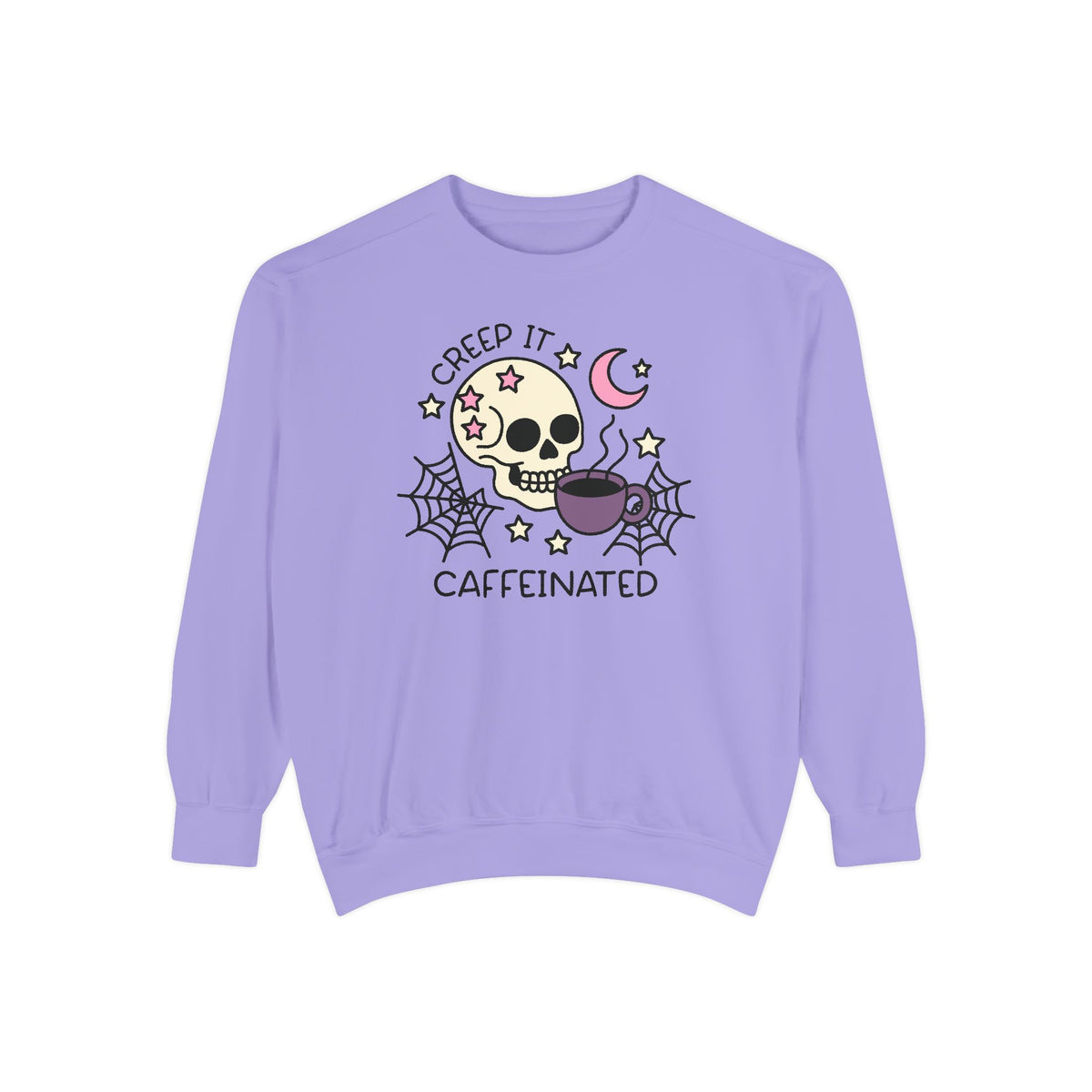 Creep it Caffeinated Garment Relaxed Sweatshirt
