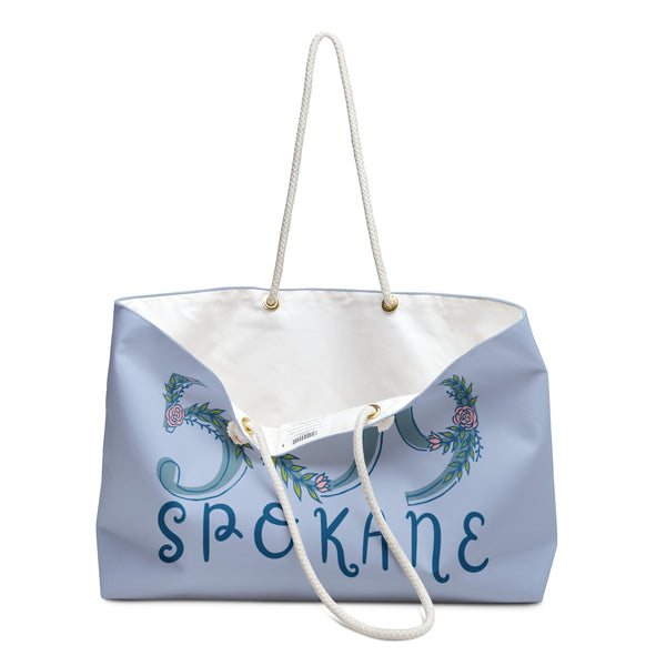 509 Florals Spokane Washington PNW Weekender Bag