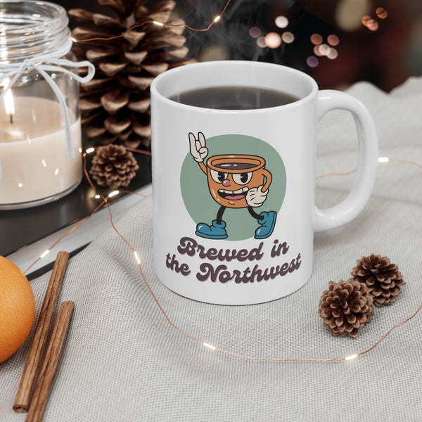 Brewed in the Northwest Ceramic Coffee Mug