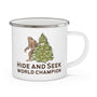 Hide and Seek World Champion Bigfoot Camping Mug