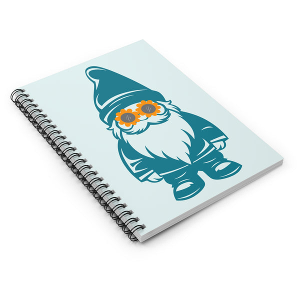 Gnome Shines Bright in Daisy Sunnies Spiral Notebook