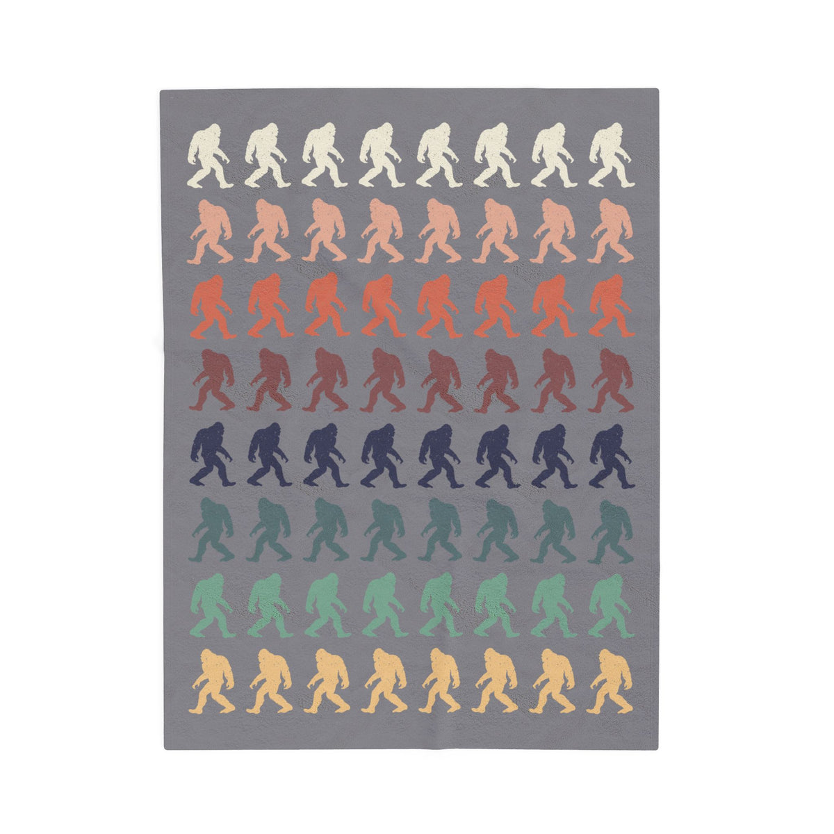 Pride of the Bigfoots Vintage Style Lightweight Cozy Blanket