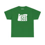 Green From the 503 Oregon State Athletic Tee featuring a state shape and star design, celebrating Portland culture.