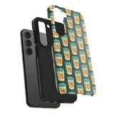 East Meets Roast phone case showcasing an Asian-inspired coffee cup design with a sleek, minimalist vibe.
