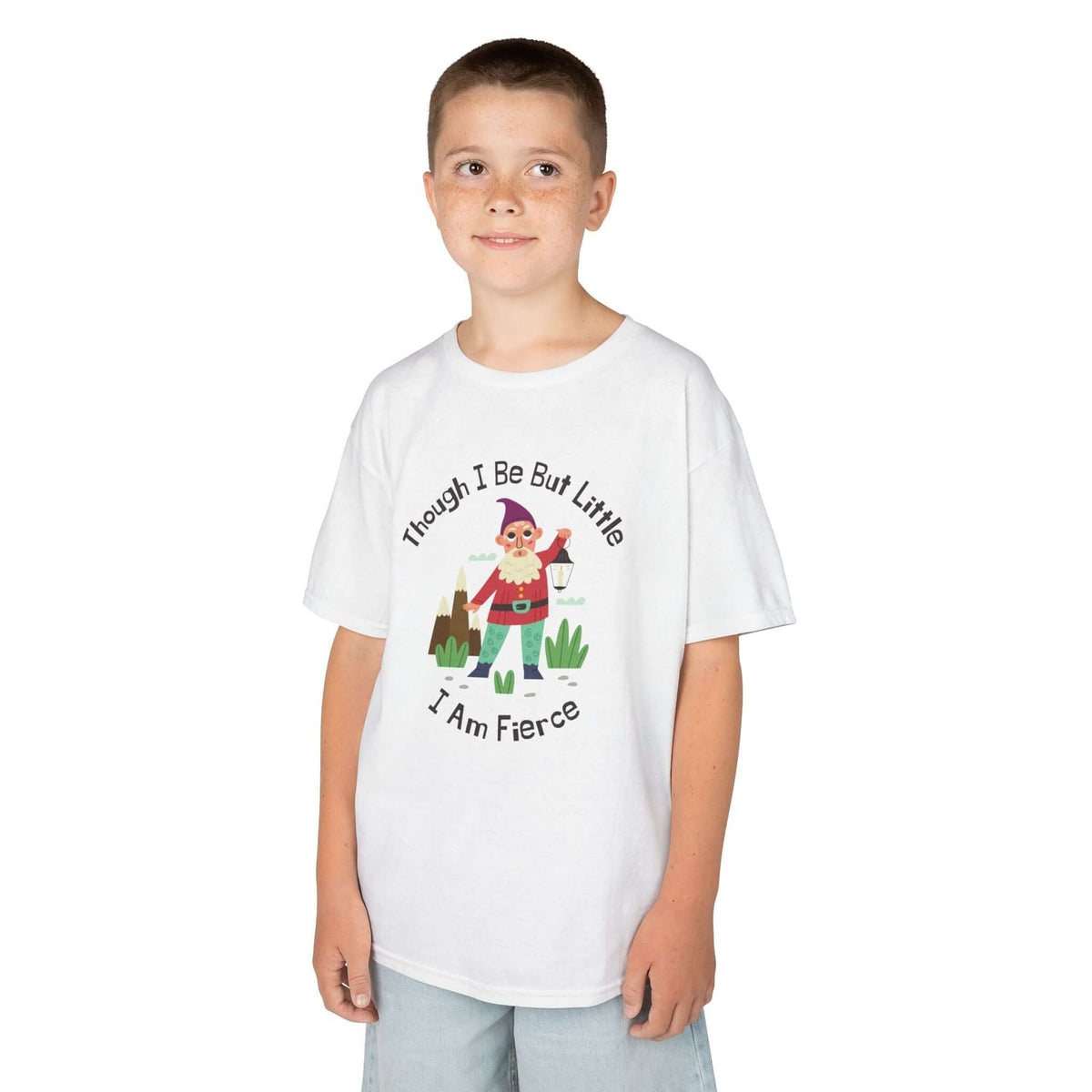 Though I Be Little, I Am Fierce Gnome Kids' Tee