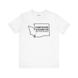 Vancouver Washington soft tee with state outline and tree icon, celebrating Pacific Northwest charm and hometown pride.