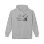 Keep Tacoma Beard Hoodie featuring a vintage bearded dude in sunglasses on a gray hoodie.