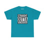 Teal Straight Outta Vancouver athletic tee featuring bold streetwear design.