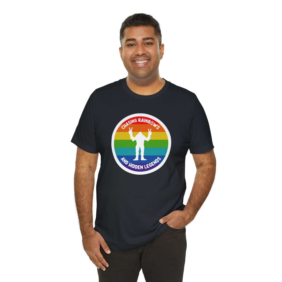 Chasing Rainbows Sasquatch Premium Soft Tee