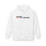Retro Tacoma Hoodie featuring a minimalist design with Tacoma, Washington graphic on a white background.
