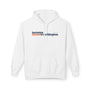 Retro Tacoma Hoodie featuring a minimalist design with Tacoma, Washington graphic on a white background.