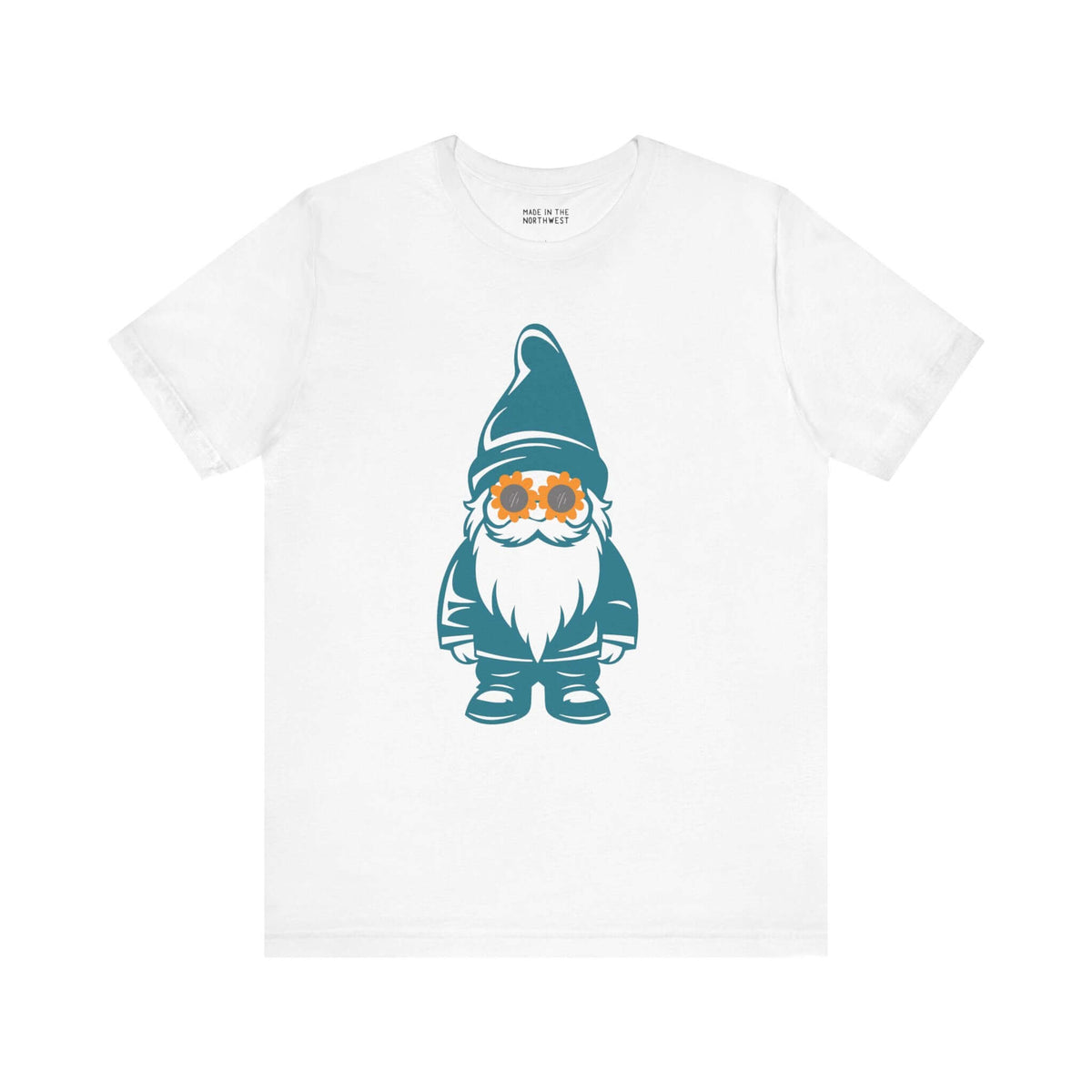 Gnome Shines Bright in Daisy Sunnies Premium Soft Tee