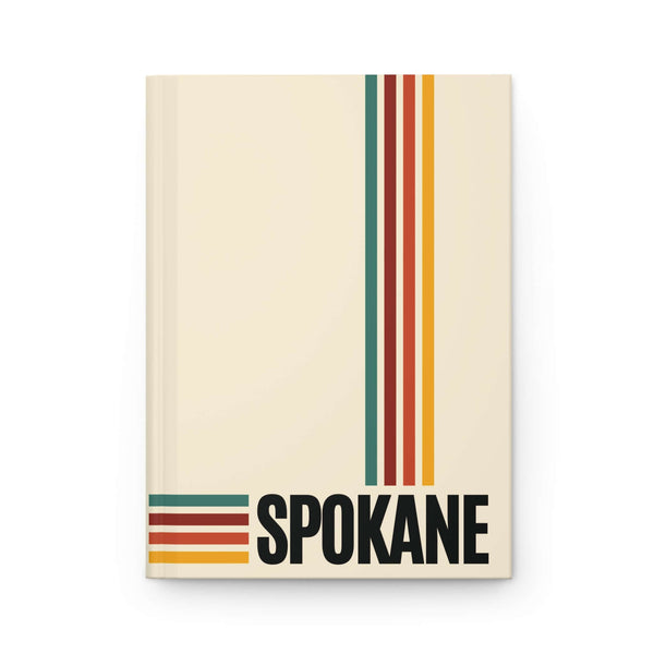Urban Retro Stripes Spokane Hardcover Journal