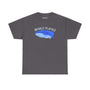 Whale Played Tee featuring a playful whale illustration on a gray shirt.