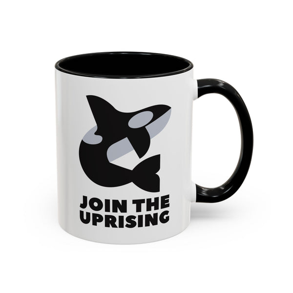 Join the Uprising Orca Ceramic Coffee Mug