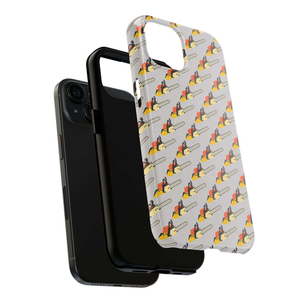 The Log Life Chainsaw Tough Phone Case