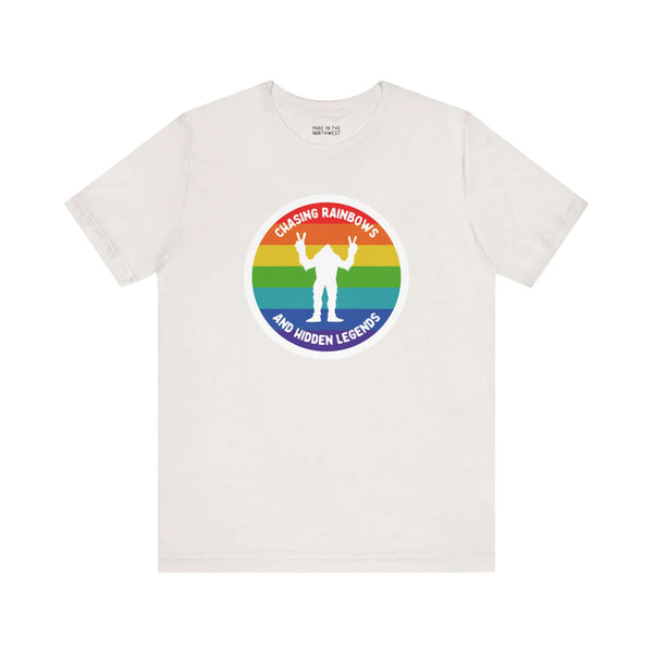 Chasing Rainbows Sasquatch Premium Soft Tee