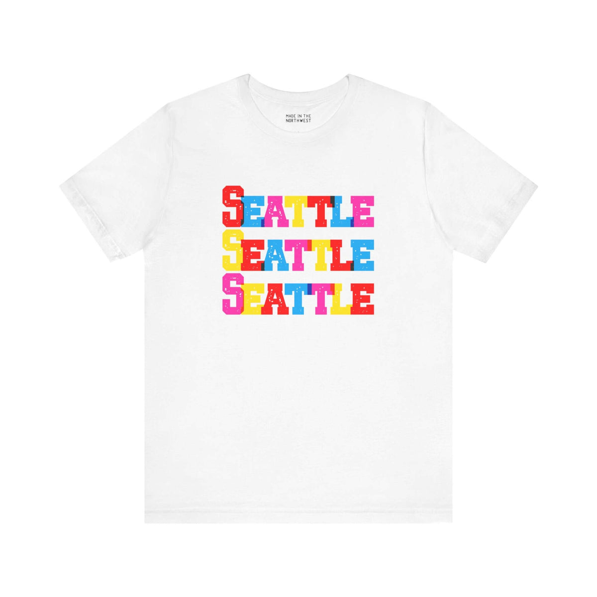 Bold and Bright Seattle Trio Soft Tee