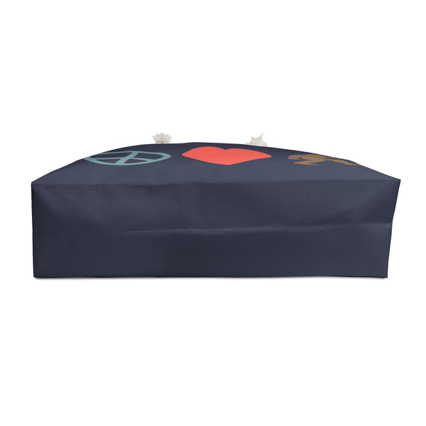 Peace, Love, and Bigfoot Weekender Bag