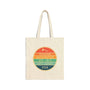 Left Coast Retro Spokane Cotton Canvas Tote Bag