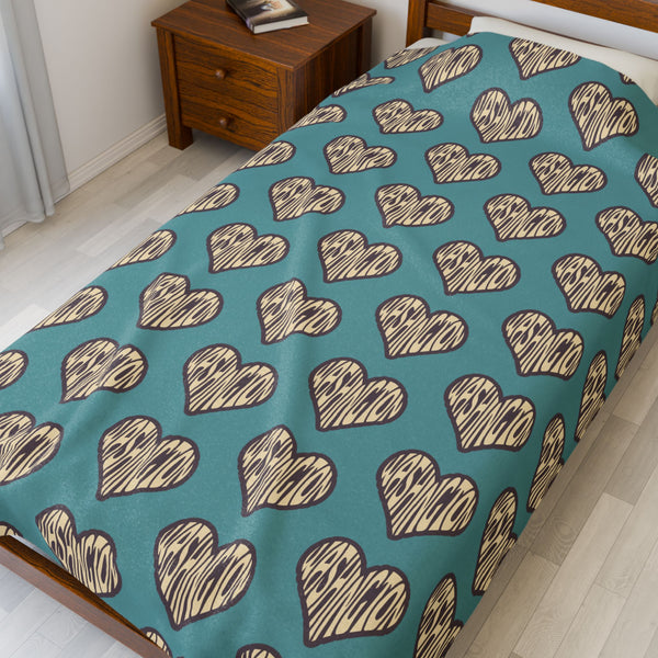 Washington State of Mind Heart Lightweight Cozy Blanket