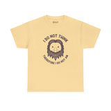 Yellow athletic tee with 