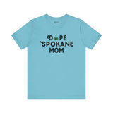 Light blue tee with 