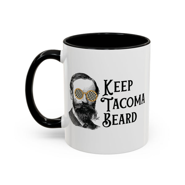 Keep Tacoma Beard Ceramic Coffee Mug