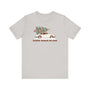 Dashing Through the Snow tee featuring a vintage Porsche with a Christmas tree on the roof, perfect for holiday car lovers.