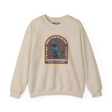 Born to Be in the Dirt sweatshirt for adventurers, featuring a graphic celebrating the Pacific Northwest outdoors.