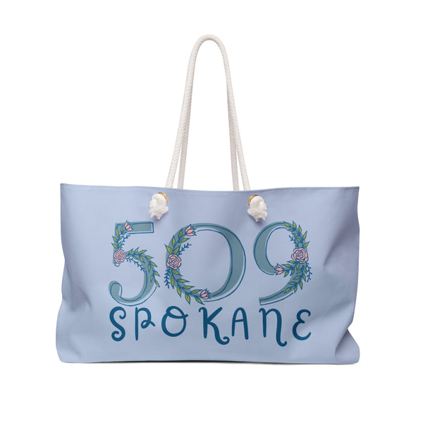 509 Florals Spokane Washington PNW Weekender Bag