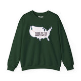 Evergreen is Where It's At Sweatshirt Show your love for the Pacific Northwest with our exclusive 